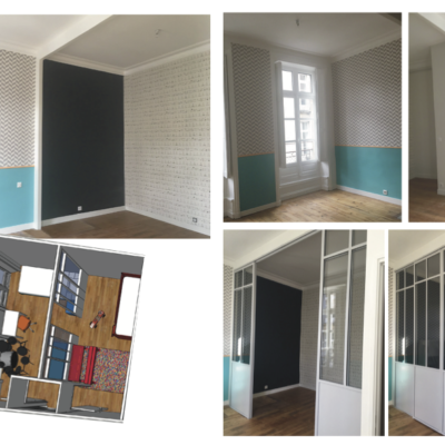 Rénovation moderne d'un appartement en Loire-Atlantique